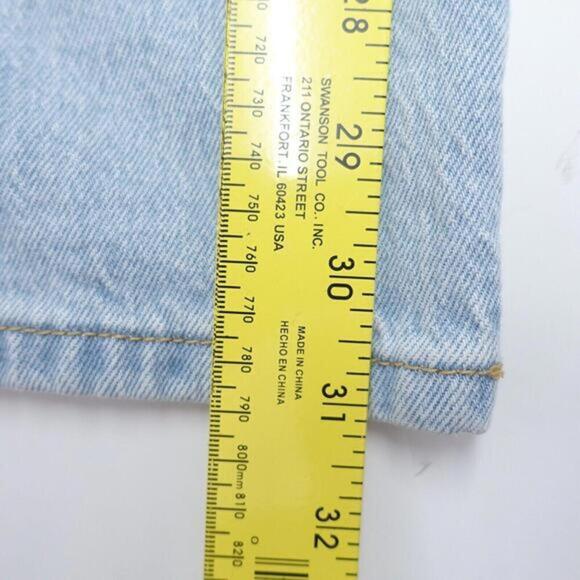 Wild Fable Jeans Women's 10/30R Blue‎ Denim Distressed High-Rise Straight Leg - Picture 3 of 7